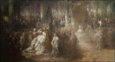 Carl Gustaf Pilo The coronation of Gustaf III, in the collection of the National Museum oil painting image